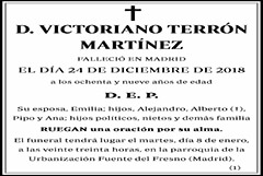 Victoriano Terrón Martínez
